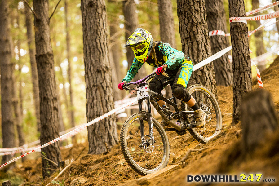 Shelly Flood aboard her new bike!