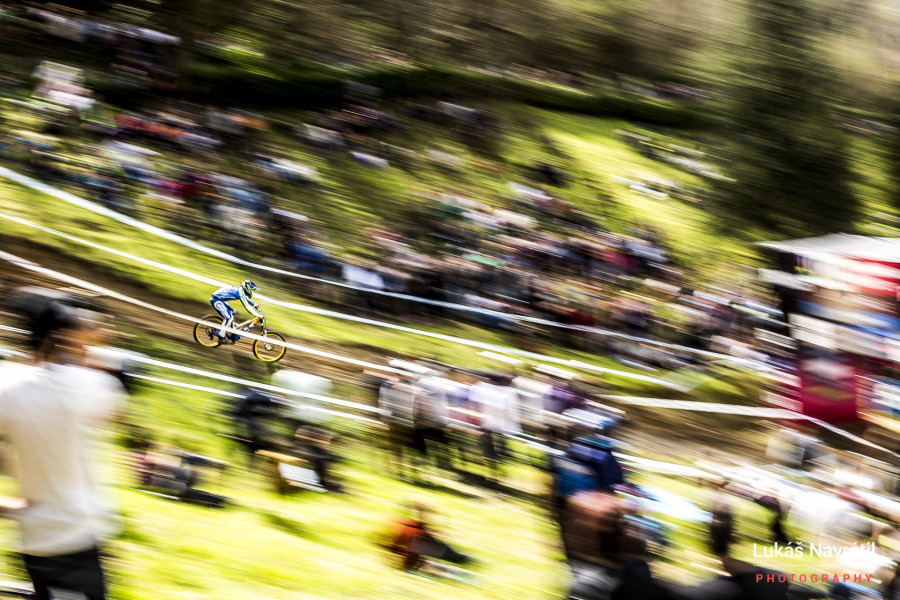 The big jump into the final arena saw riders with one last challenge before the finish line.