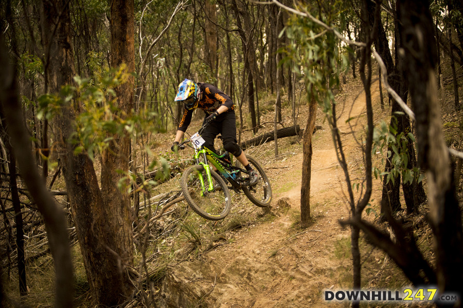 There were some entertaining features for both riders and spectators.