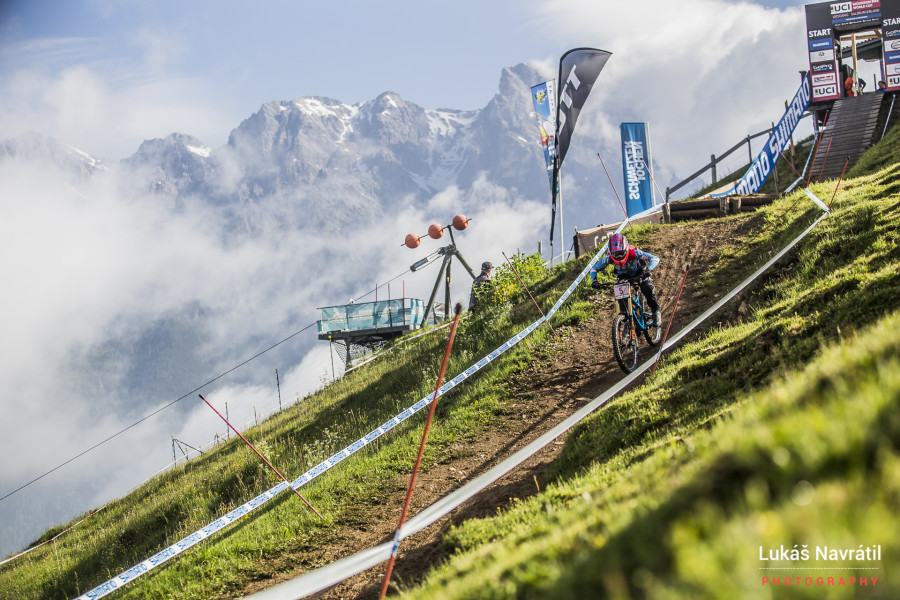 Ah Leogang, one of the most picturesque tracks on the circuit, easy to see why!