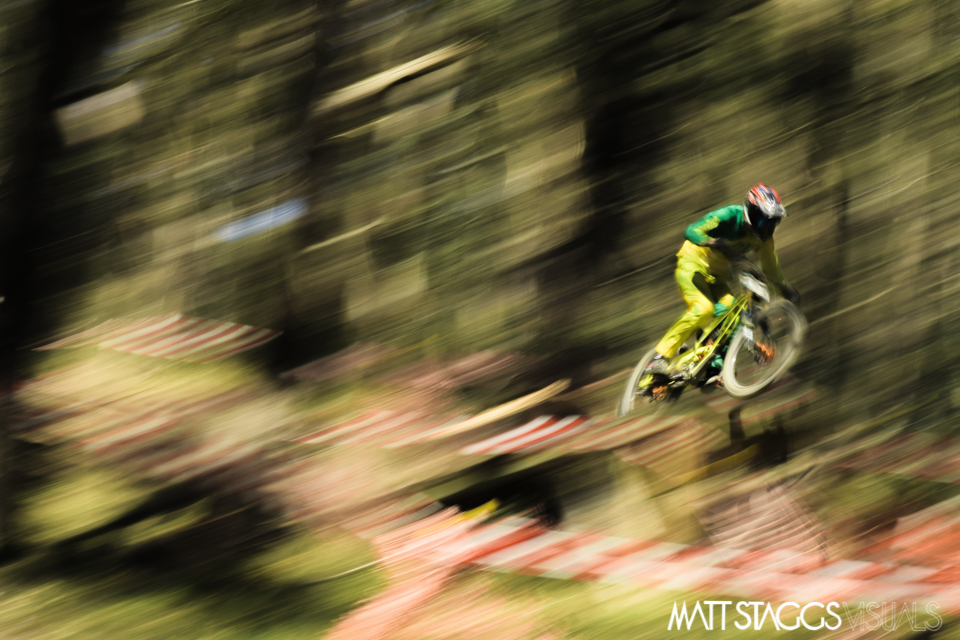 Speed and style, just what we want to see at a downhill race!