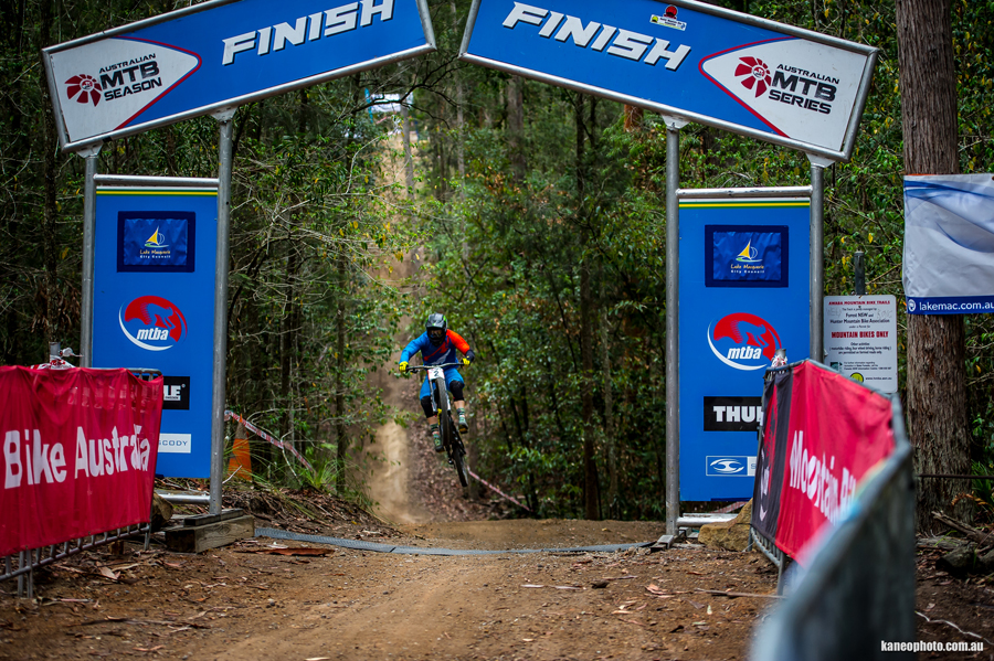 Troy Brosnan sending it for the win, first race in his new bike, you'd have to be happy with that!