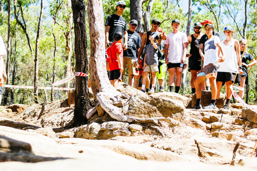 Checking out the fast rock garden