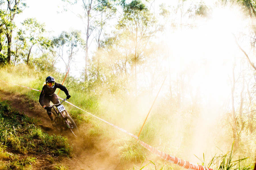 Ben Zwar making his way through the afternoon sun