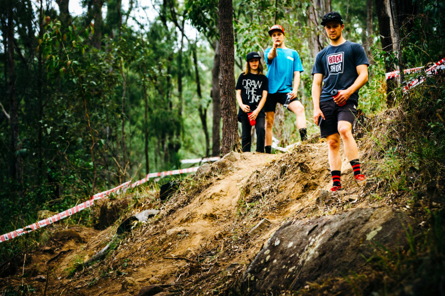 The Canyon Squad checking out the lines