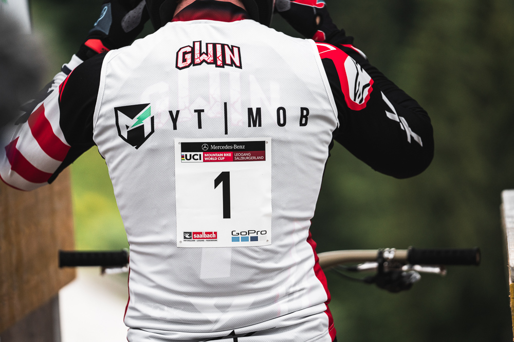 Aaron Gwin finished 2nd but it wasn't enough to keep the overall leaders jersey!