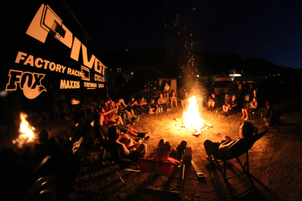 What it is about, good times with the crew in Leogang after the race!